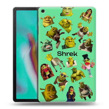 Силиконовый чехол на планшета Samsung Galaxy Tab A 10.1 (2019) с принтом Шрек Shrek Силиконовый чехол на планшета Samsung Galaxy Tab A 10.1 (2019) с принтом Шрек Shrek