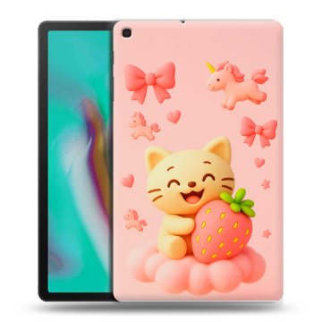 Силиконовый чехол на планшета Samsung Galaxy Tab A 10.1 (2019) с принтом для девочек Силиконовый чехол на планшета Samsung Galaxy Tab A 10.1 (2019) с принтом для девочек