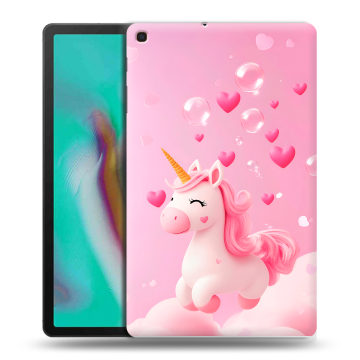 Силиконовый чехол на планшета Samsung Galaxy Tab A 10.1 (2019) с принтом Единорог Силиконовый чехол на планшета Samsung Galaxy Tab A 10.1 (2019) с принтом Единорог