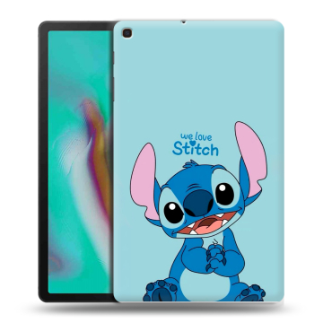 Силиконовый чехол на планшета Samsung Galaxy Tab A 10.1 (2019) с принтом Лило и Стич Силиконовый чехол на планшета Samsung Galaxy Tab A 10.1 (2019) с принтом Лило и Стич