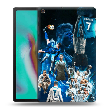 Силиконовый чехол на планшета Samsung Galaxy Tab A 10.1 (2019) с принтом Реал Роналдо Силиконовый чехол на планшета Samsung Galaxy Tab A 10.1 (2019) с принтом Реал Роналдо
