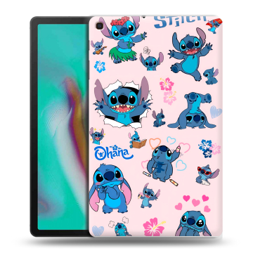 Силиконовый чехол на планшета Samsung Galaxy Tab A 10.1 (2019) с принтом Лило и Стич Силиконовый чехол на планшета Samsung Galaxy Tab A 10.1 (2019) с принтом Лило и Стич