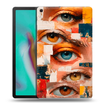 Силиконовый чехол на планшета Samsung Galaxy Tab A 10.1 (2019) с принтом Модный принт Силиконовый чехол на планшета Samsung Galaxy Tab A 10.1 (2019) с принтом Модный принт