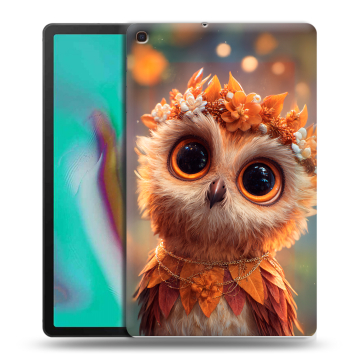 Силиконовый чехол на планшета Samsung Galaxy Tab A 10.1 (2019) с принтом Милая сова Силиконовый чехол на планшета Samsung Galaxy Tab A 10.1 (2019) с принтом Милая сова