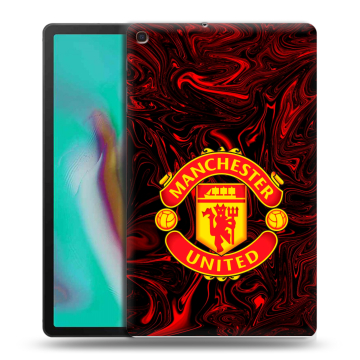 Силиконовый чехол на планшета Samsung Galaxy Tab A 10.1 (2019) с принтом Manchester United Силиконовый чехол на планшета Samsung Galaxy Tab A 10.1 (2019) с принтом Manchester United