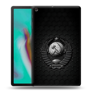 Силиконовый чехол на планшета Samsung Galaxy Tab A 10.1 (2019) с принтом Герб Флаг СССР Силиконовый чехол на планшета Samsung Galaxy Tab A 10.1 (2019) с принтом Герб Флаг СССР