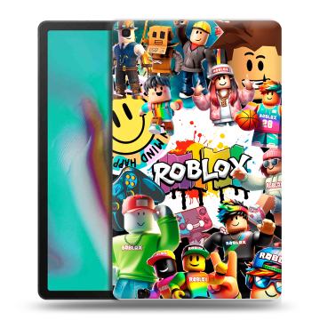 Силиконовый чехол на планшета Samsung Galaxy Tab A 10.1 (2019) с принтом Roblox Роблокс Силиконовый чехол на планшета Samsung Galaxy Tab A 10.1 (2019) с принтом Roblox Роблокс