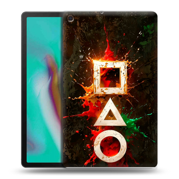 Силиконовый чехол на планшета Samsung Galaxy Tab A 10.1 (2019) с принтом Squid Game Игра кальмара Силиконовый чехол на планшета Samsung Galaxy Tab A 10.1 (2019) с принтом Squid Game Игра кальмара