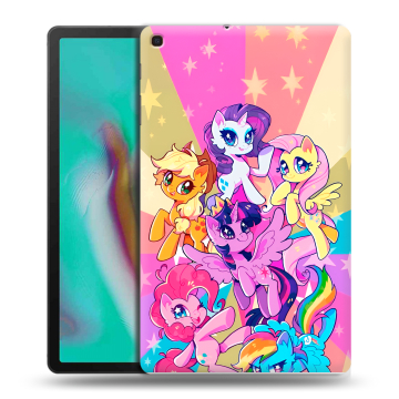 Силиконовый чехол на планшета Samsung Galaxy Tab A 10.1 (2019) с принтом My little pony Дружба чудо Силиконовый чехол на планшета Samsung Galaxy Tab A 10.1 (2019) с принтом My little pony Дружба чудо