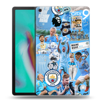 Силиконовый чехол на планшета Samsung Galaxy Tab A 10.1 (2019) с принтом Man City Манчестер Сити Силиконовый чехол на планшета Samsung Galaxy Tab A 10.1 (2019) с принтом Man City Манчестер Сити