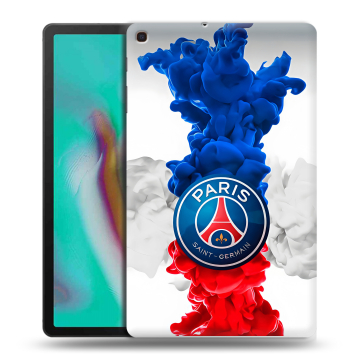 Силиконовый чехол на планшета Samsung Galaxy Tab A 10.1 (2019) с принтом PSG ПСЖ Силиконовый чехол на планшета Samsung Galaxy Tab A 10.1 (2019) с принтом PSG ПСЖ