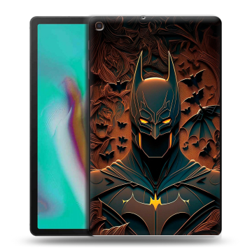 Силиконовый чехол на планшета Samsung Galaxy Tab A 10.1 (2019) с принтом Batman Бэтмен Силиконовый чехол на планшета Samsung Galaxy Tab A 10.1 (2019) с принтом Batman Бэтмен
