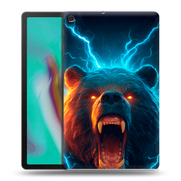 Силиконовый чехол на планшета Samsung Galaxy Tab A 10.1 (2019) с принтом Медведь Силиконовый чехол на планшета Samsung Galaxy Tab A 10.1 (2019) с принтом Медведь