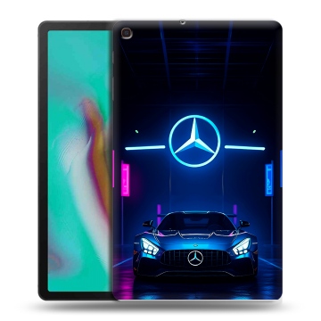 Силиконовый чехол на планшета Samsung Galaxy Tab A 10.1 (2019) с принтом Mercedes Мерседес Силиконовый чехол на планшета Samsung Galaxy Tab A 10.1 (2019) с принтом Mercedes Мерседес