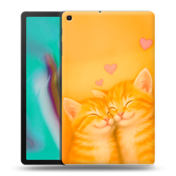 Силиконовый чехол на планшета Samsung Galaxy Tab A 10.1 (2019) с принтом Милые котята Силиконовый чехол на планшета Samsung Galaxy Tab A 10.1 (2019) с принтом Милые котята