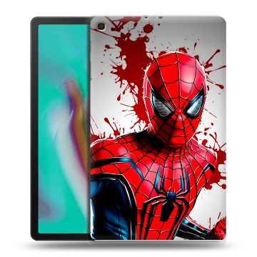 Силиконовый чехол на планшета Samsung Galaxy Tab A 10.1 (2019) с принтом Spiderman Человек паук Силиконовый чехол на планшета Samsung Galaxy Tab A 10.1 (2019) с принтом Spiderman Человек паук