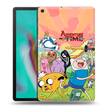 Силиконовый чехол на планшета Samsung Galaxy Tab A 10.1 (2019) с принтом Adventure time Время приключений Силиконовый чехол на планшета Samsung Galaxy Tab A 10.1 (2019) с принтом Adventure time Время приключений