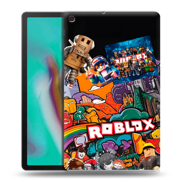 Силиконовый чехол на планшета Samsung Galaxy Tab A 10.1 (2019) с принтом Roblox Роблокс Силиконовый чехол на планшета Samsung Galaxy Tab A 10.1 (2019) с принтом Roblox Роблокс
