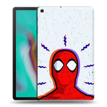 Силиконовый чехол на планшета Samsung Galaxy Tab A 10.1 (2019) с принтом Spiderman Человек паук Силиконовый чехол на планшета Samsung Galaxy Tab A 10.1 (2019) с принтом Spiderman Человек паук
