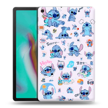 Силиконовый чехол на планшета Samsung Galaxy Tab A 10.1 (2019) с принтом Лило и Стич Силиконовый чехол на планшета Samsung Galaxy Tab A 10.1 (2019) с принтом Лило и Стич