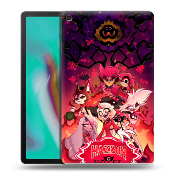 Силиконовый чехол на планшета Samsung Galaxy Tab A 10.1 (2019) с принтом Hazbin Hotel Отель Хазбин Силиконовый чехол на планшета Samsung Galaxy Tab A 10.1 (2019) с принтом Hazbin Hotel Отель Хазбин