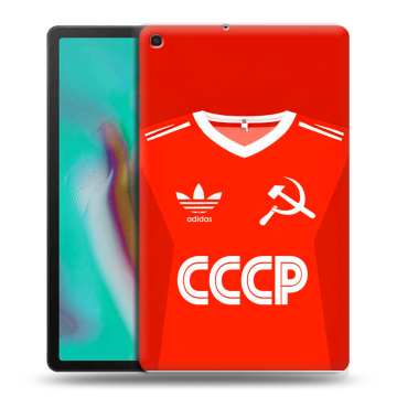 Силиконовый чехол на планшета Samsung Galaxy Tab A 10.1 (2019) с принтом Флаг Герб СССР Силиконовый чехол на планшета Samsung Galaxy Tab A 10.1 (2019) с принтом Флаг Герб СССР