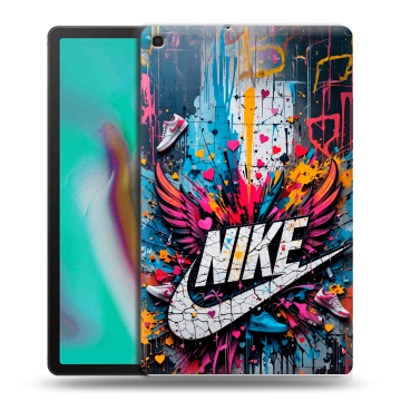 Силиконовый чехол на планшета Samsung Galaxy Tab A 10.1 (2019) с принтом Nike Найк Силиконовый чехол на планшета Samsung Galaxy Tab A 10.1 (2019) с принтом Nike Найк