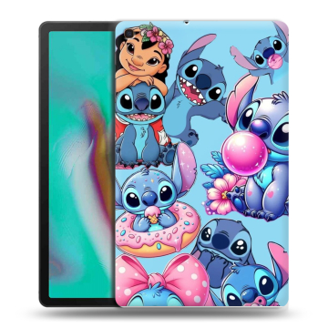 Силиконовый чехол на планшета Samsung Galaxy Tab A 10.1 (2019) с принтом Лило и Стич Силиконовый чехол на планшета Samsung Galaxy Tab A 10.1 (2019) с принтом Лило и Стич