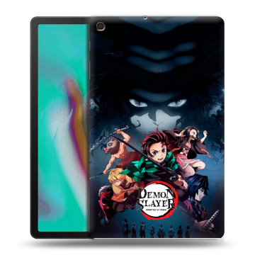 Силиконовый чехол на планшета Samsung Galaxy Tab A 10.1 (2019) с принтом Demon Slayer Клинок рассекающий демонов Силиконовый чехол на планшета Samsung Galaxy Tab A 10.1 (2019) с принтом Demon Slayer Клинок рассекающий демонов