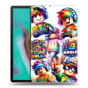 Силиконовый чехол на планшета Samsung Galaxy Tab A 10.1 (2019) с принтом Roblox Роблокс Силиконовый чехол на планшета Samsung Galaxy Tab A 10.1 (2019) с принтом Roblox Роблокс