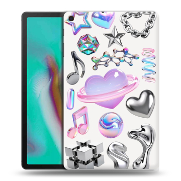 Силиконовый чехол на планшета Samsung Galaxy Tab A 10.1 (2019) с принтом Y2K Силиконовый чехол на планшета Samsung Galaxy Tab A 10.1 (2019) с принтом Y2K