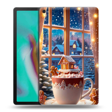 Силиконовый чехол на планшета Samsung Galaxy Tab A 10.1 (2019) с принтом Новый год Силиконовый чехол на планшета Samsung Galaxy Tab A 10.1 (2019) с принтом Новый год