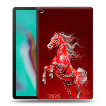 Силиконовый чехол на планшета Samsung Galaxy Tab A 10.1 (2019) с принтом Новый год Силиконовый чехол на планшета Samsung Galaxy Tab A 10.1 (2019) с принтом Новый год