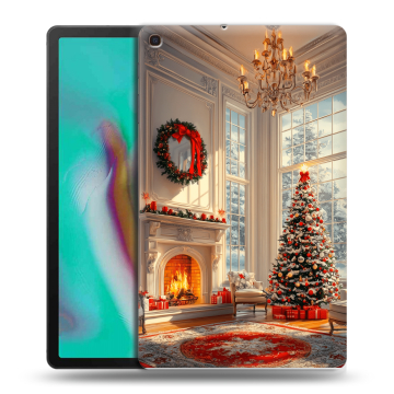Силиконовый чехол на планшета Samsung Galaxy Tab A 10.1 (2019) с принтом Новый год Силиконовый чехол на планшета Samsung Galaxy Tab A 10.1 (2019) с принтом Новый год