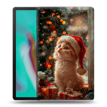 Силиконовый чехол на планшета Samsung Galaxy Tab A 10.1 (2019) с принтом Новый год Силиконовый чехол на планшета Samsung Galaxy Tab A 10.1 (2019) с принтом Новый год