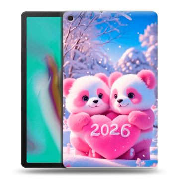 Силиконовый чехол на планшета Samsung Galaxy Tab A 10.1 (2019) с принтом Новый год Силиконовый чехол на планшета Samsung Galaxy Tab A 10.1 (2019) с принтом Новый год