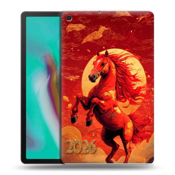 Силиконовый чехол на планшета Samsung Galaxy Tab A 10.1 (2019) с принтом Новый год Силиконовый чехол на планшета Samsung Galaxy Tab A 10.1 (2019) с принтом Новый год