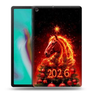 Силиконовый чехол на планшета Samsung Galaxy Tab A 10.1 (2019) с принтом Новый год Силиконовый чехол на планшета Samsung Galaxy Tab A 10.1 (2019) с принтом Новый год