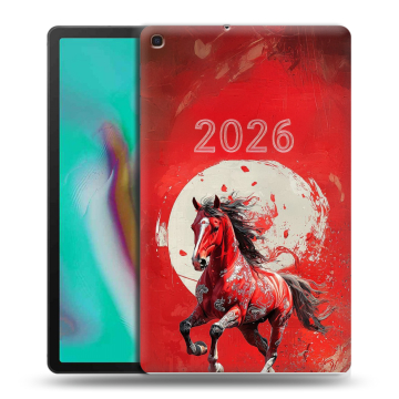 Силиконовый чехол на планшета Samsung Galaxy Tab A 10.1 (2019) с принтом Новый год Силиконовый чехол на планшета Samsung Galaxy Tab A 10.1 (2019) с принтом Новый год