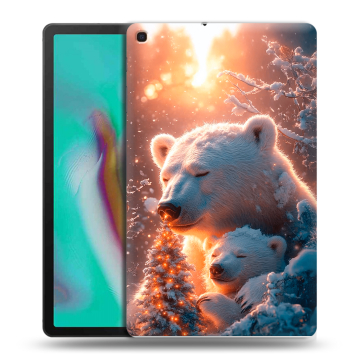 Силиконовый чехол на планшета Samsung Galaxy Tab A 10.1 (2019) с принтом Новый год Силиконовый чехол на планшета Samsung Galaxy Tab A 10.1 (2019) с принтом Новый год
