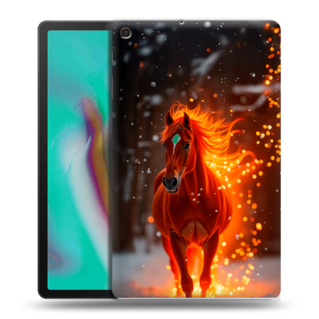 Силиконовый чехол на планшета Samsung Galaxy Tab A 10.1 (2019) с принтом Новый год Силиконовый чехол на планшета Samsung Galaxy Tab A 10.1 (2019) с принтом Новый год