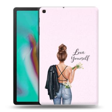 Силиконовый чехол на планшета Samsung Galaxy Tab A 10.1 (2019) с принтом женский Силиконовый чехол на планшета Samsung Galaxy Tab A 10.1 (2019) с принтом женский