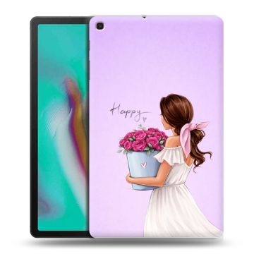 Силиконовый чехол на планшета Samsung Galaxy Tab A 10.1 (2019) с принтом женский Силиконовый чехол на планшета Samsung Galaxy Tab A 10.1 (2019) с принтом женский