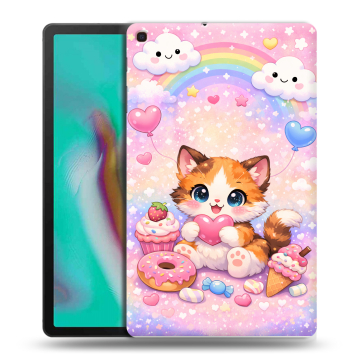 Силиконовый чехол на планшета Samsung Galaxy Tab A 10.1 (2019) с принтом для девочек Силиконовый чехол на планшета Samsung Galaxy Tab A 10.1 (2019) с принтом для девочек