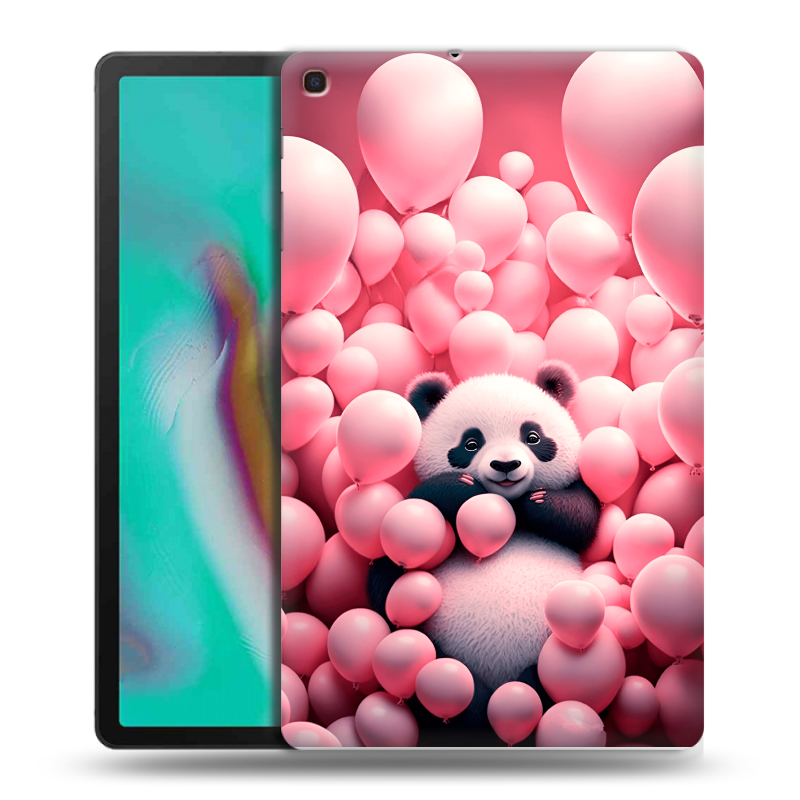 Силиконовый чехол на Samsung Galaxy Tab A 10.1 (2019) с принтом Панда Силиконовый чехол на Samsung Galaxy Tab A 10.1 (2019) с принтом Панда