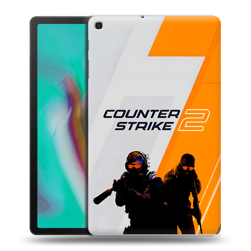 Силиконовый чехол на Samsung Galaxy Tab A 10.1 (2019) с принтом Counter Strike Силиконовый чехол на Samsung Galaxy Tab A 10.1 (2019) с принтом Counter Strike
