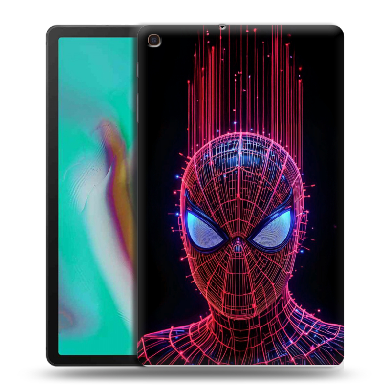 Силиконовый чехол на планшета Samsung Galaxy Tab A 10.1 (2019) с принтом Spiderman Человек паук Силиконовый чехол на планшета Samsung Galaxy Tab A 10.1 (2019) с принтом Spiderman Человек паук