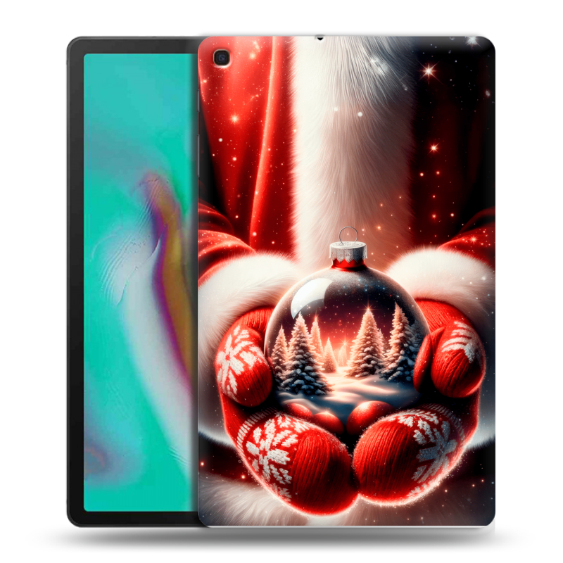 Силиконовый противоударный чехол на Samsung Galaxy Tab A 10.1 (2019) с принтом Новый год Силиконовый противоударный чехол на Samsung Galaxy Tab A 10.1 (2019) с принтом Новый год