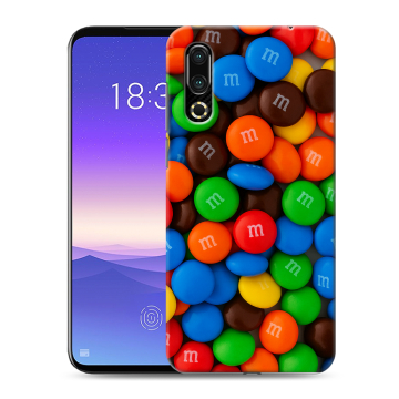 Пластиковый чехол на Meizu 16s с принтом Конфеты