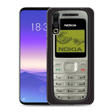 Пластиковый чехол на Meizu 16s с принтом Ретро Нокия